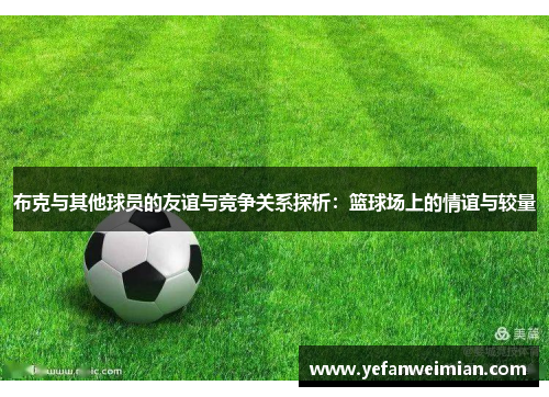 布克与其他球员的友谊与竞争关系探析：篮球场上的情谊与较量